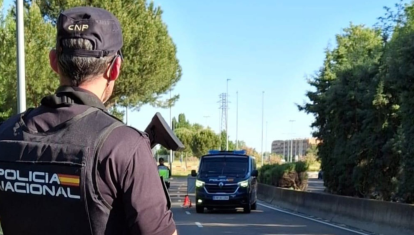 Un agente de la Policía Nacional de Valladolid, en una imagen de recurso