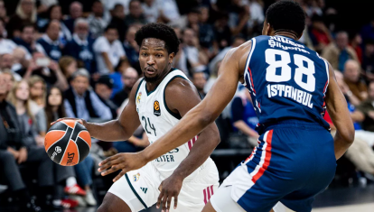 Andrés Feliz, durante el Anadolu Efes - Real Madrid de la jornada 2 de Euroliga
