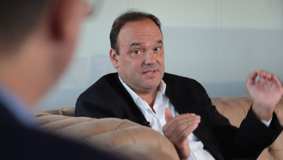 José Carlos Díez, economista en la redacción de El Debate