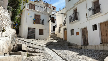 Pueblo de Capileira, en la Alpujarra granadina