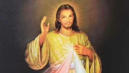 Retrato de la Divina Misericordia de Jesús según la visión de santa Faustina Kowalska