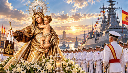 125 del nombramiento de la Virgen del Carmen como patrona de la Armada española