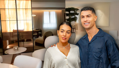 Cristiano Ronaldo y Georgina en el piso de Madrid