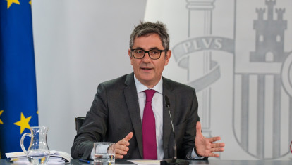 El ministro de la Presidencia, Justicia y Relaciones con las Cortes, Félix Bolaños