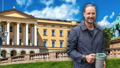 El Rey Haakon y el Palacio Real de Oslo