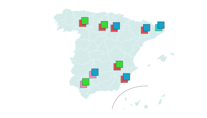 Provincias donde PP y Vox estuvieron más cerca de arrebatar el último escaño a PSOE, Sumar o Junts