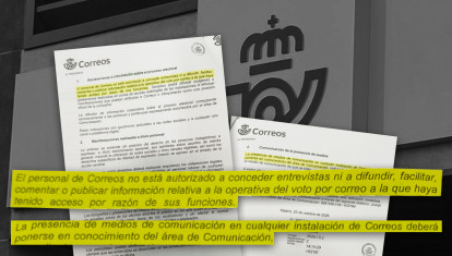Correos busca controla la información en torno al voto a distancia.