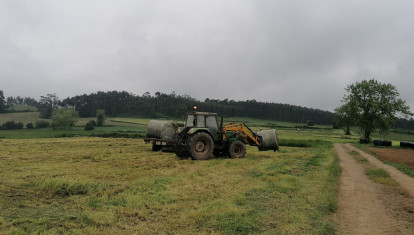 Trabajos con tractor en el campo