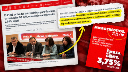 No es la primera vez que el PSOE se financia con microcréditos