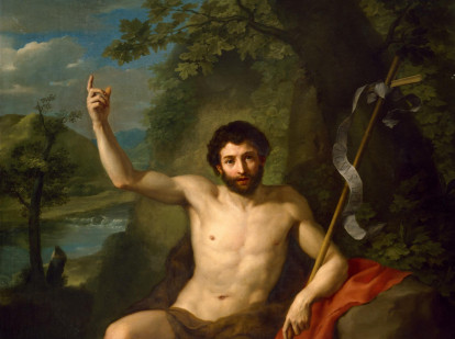 Juan Bautista en el desierto, de Anton Raphael Mengs
