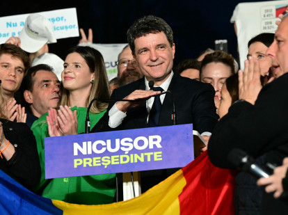 El alcalde de Bucarest y candidato presidencial independiente, Nicusor Dan