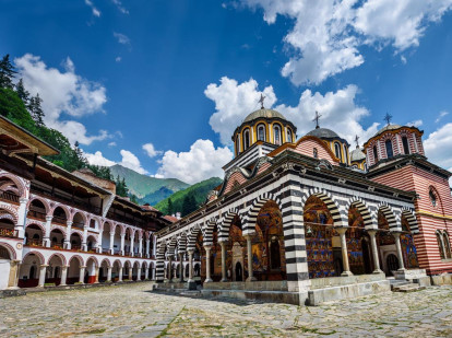 Monasterio de Rila, en Bulgaria.