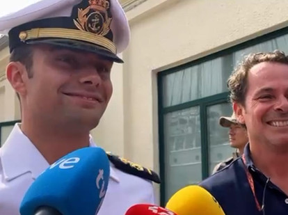 El divertido capote de los padres de un guardiamarina a su hijo cuando se le pregunta por Leonor
