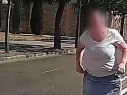 Imagen del incidente vial en una calle de Valencia.