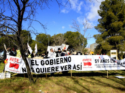 Manifestación de los afectados por la talidomida