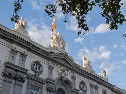 Imagen de la fachada del Tribunal Supremo