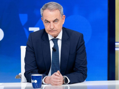 José Luis Rodríguez Zapatero, en el plató de Mañaneros 360º