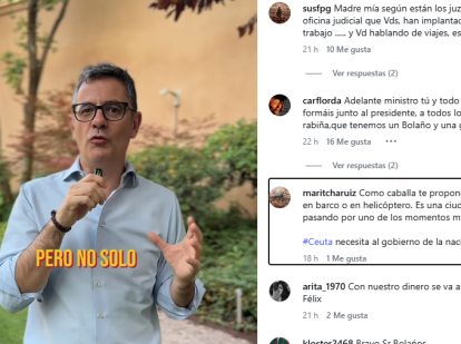 Comentario de Maritcha Ruiz en el vídeo del ministro Félix Bolaños