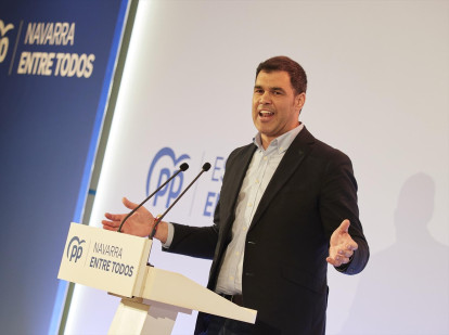 El presidente del PP de Navarra, Javier García