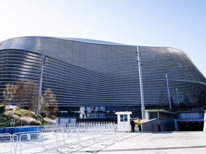 Vista general del estadio Santiago Bernabéu