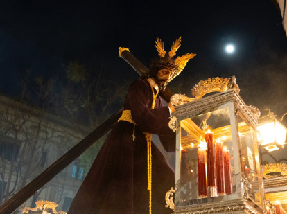 La procesión del Soberano Poder HERMANDAD QUINTA ANGUSTIA SEMANA SANTA CORDOBA 2025
