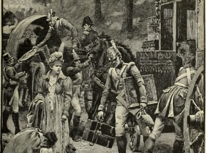 Huida del rey José Bonaparte de Vitoria