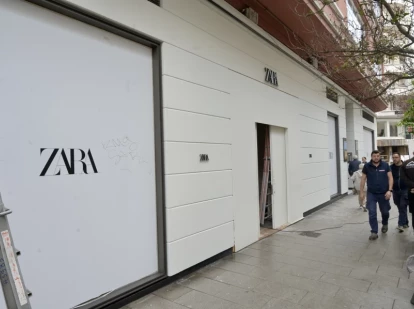 Reforma en la primera tienda de Zara de la historia, ubicada en la calle Juan Flórez de La Coruña