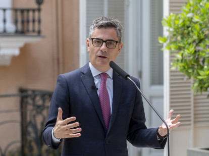 El ministro de la Presidencia, Justicia y Relaciones con las Cortes, Félix Bolaños - Europa Press