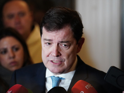 El presidente de la Junta de Castilla y León, Alfonso Fernández Mañueco, este domingo