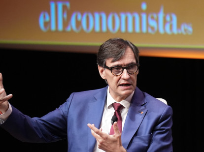 El presidente de la Generalitat, Salvador Illa, en el V Foro Empresarial de El Economista, este lunes