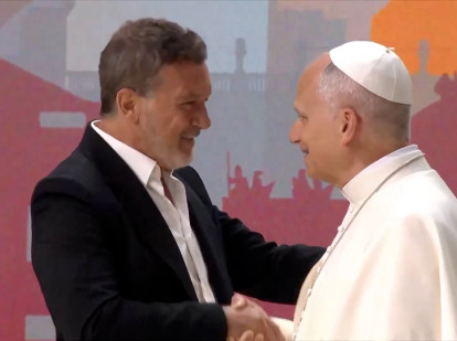 Vuelve a ver el discurso íntegro de Antonio Banderas en honor al Papa León XIV