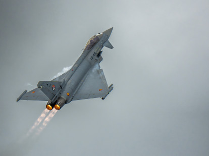 Ocho Eurofighter acaban de incorporarse al Ala 46, en la base aérea de Gando (Gran Canaria)
