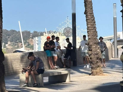Inmigrantes marroquíes en Ceuta