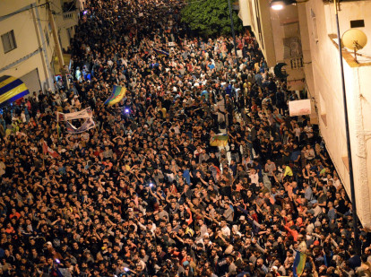 Manifestación celebrada el 30 de mayo 2017 en Alhucemas por el Hirak