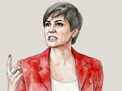 Ilustración de la ministra de Vivienda, Isabel Rodríguez, y el ministro para la Transformación Digital, Óscar López