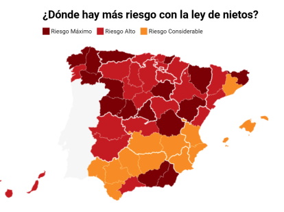 Mapa de incidencia de la ley de nietos