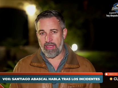 Santiago Abascal, durante su entrevista en 'Horizonte'