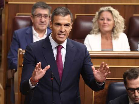El presidente del Gobierno, Pedro Sánchez