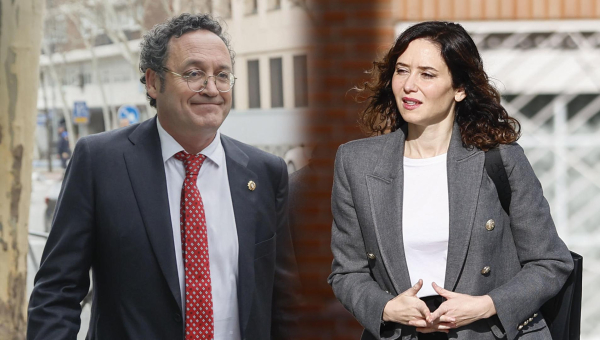 Álvaro García Ortiz e Isabel Díaz Ayuso