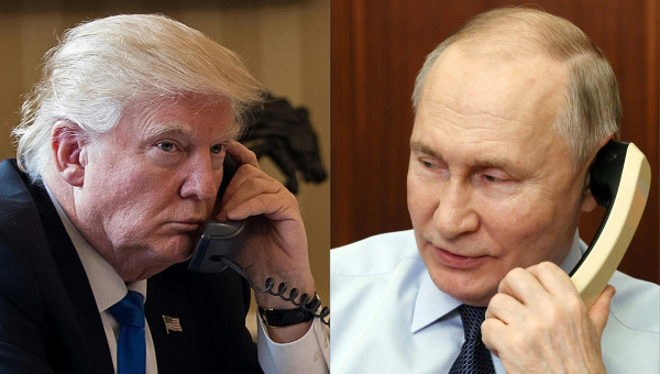 El presidente de Estados Unidos, Donald Trump, y su homólogo ruso, Vladimir Putin