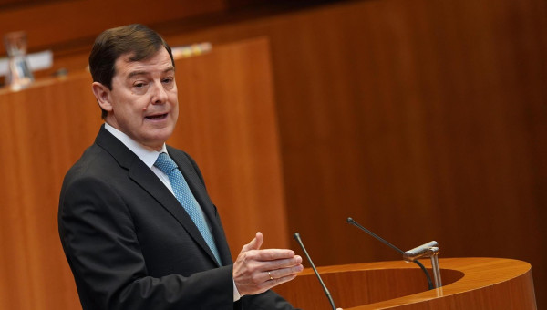 El presidente de la Junta de Castilla y León, Alfonso Fernández Mañueco