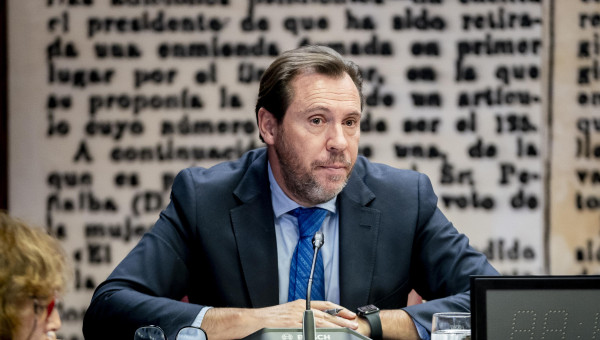 El ministro de Transportes y Movilidad Sostenible, Óscar Puente, comparece en la Comisión de Investigación por el 'Caso PSOE' en el Senado