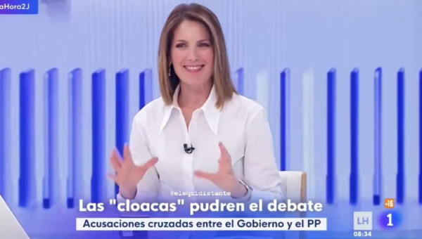 Silvia Intxaurrondo, presentadora de 'La Hora de La 1' de TVE