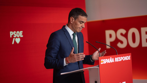 El secretario general del PSOE y presidente del Gobierno, Pedro Sánchez