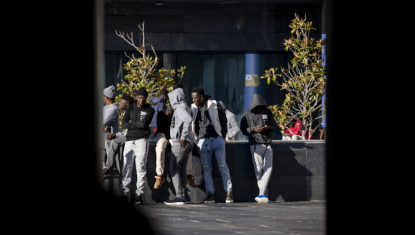 Migrantes procedentes de Canarias en el Centro de Recepción, Atención y Derivación (CREADE) de Pozuelo de Alarcón