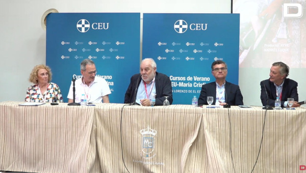 Los participantes en la mesa 'España, la primera globalización'