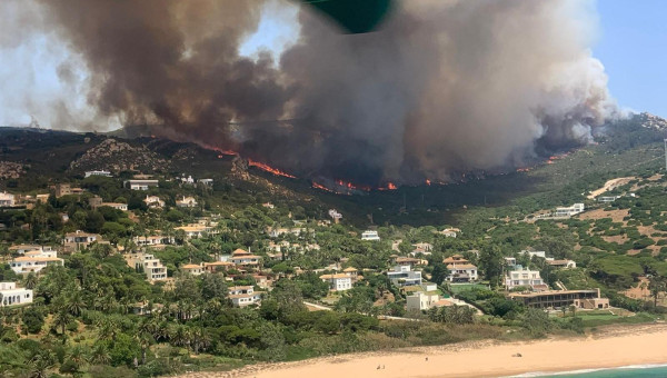 Incendio en Tarifa