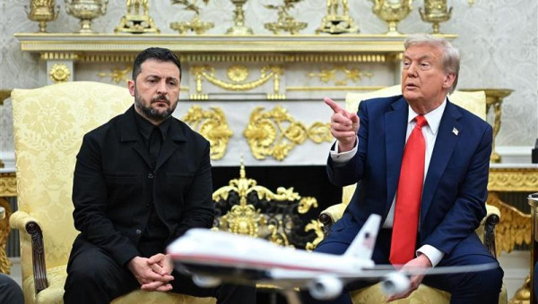 Zelenski y Trump en la reunión