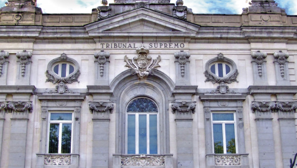 Fachada del Tribunal Supremo