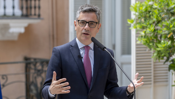 El ministro de la Presidencia, Justicia y Relaciones con las Cortes, Félix Bolaños - Europa Press